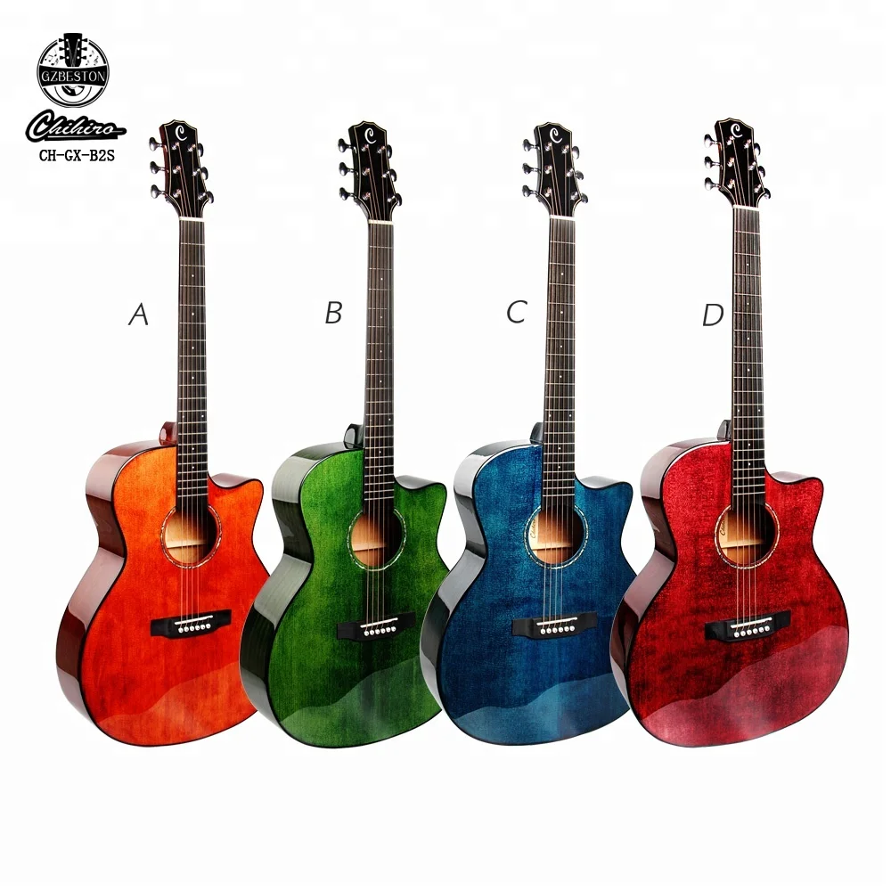 

High End Best 41 Inch Solid Spruce Top Sapele Back Electro Semi Acoustic Guitar With Abalone Rosette From China Manufacturer