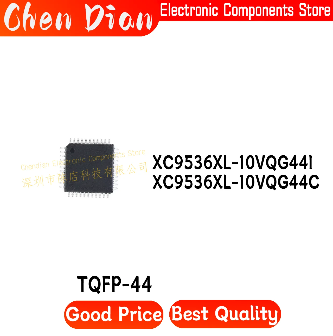 

XC9536XL-10VQG44I XC9536XL-10VQG44C Package: TQFP-44 New Original Genuine