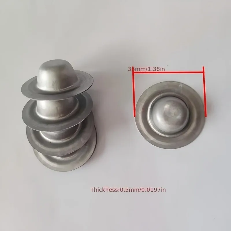 100 Pack Metal Screw Cover Caps Rustproof & Waterproof Roofing Screw Caps for Furniture Roof Wood Upholstery Cabinets Outdoor