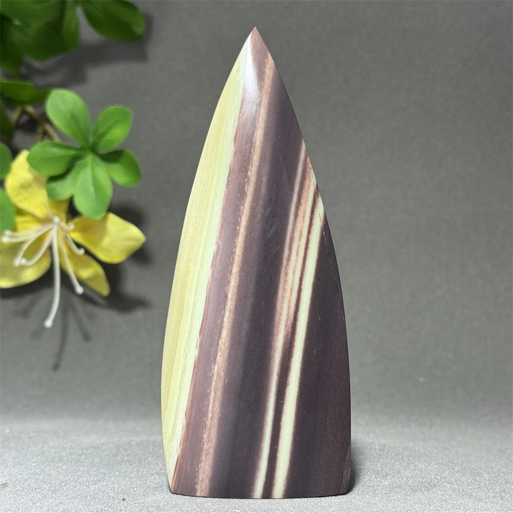 Natural Purple Robe Jade Free Form Torch Mineral Crystal Home Feng Shui Decoration Energy Gem Witchcraft Meditation Chakra Gift