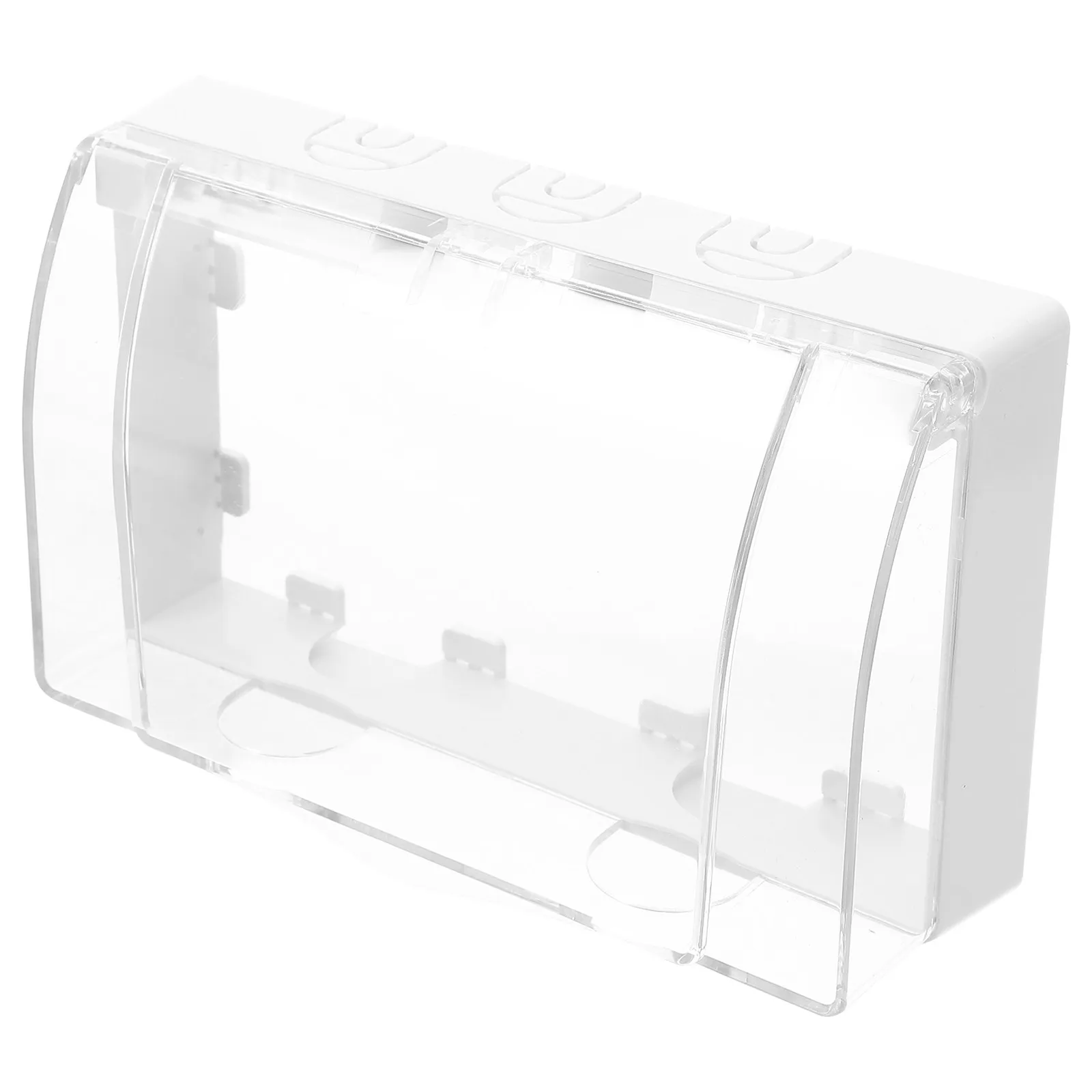 Waterproof Switch Cover Clear Plastic 86 Type Outlet Protector Box for Bathroom Kitchen Outdoor Electrical Safety Socket