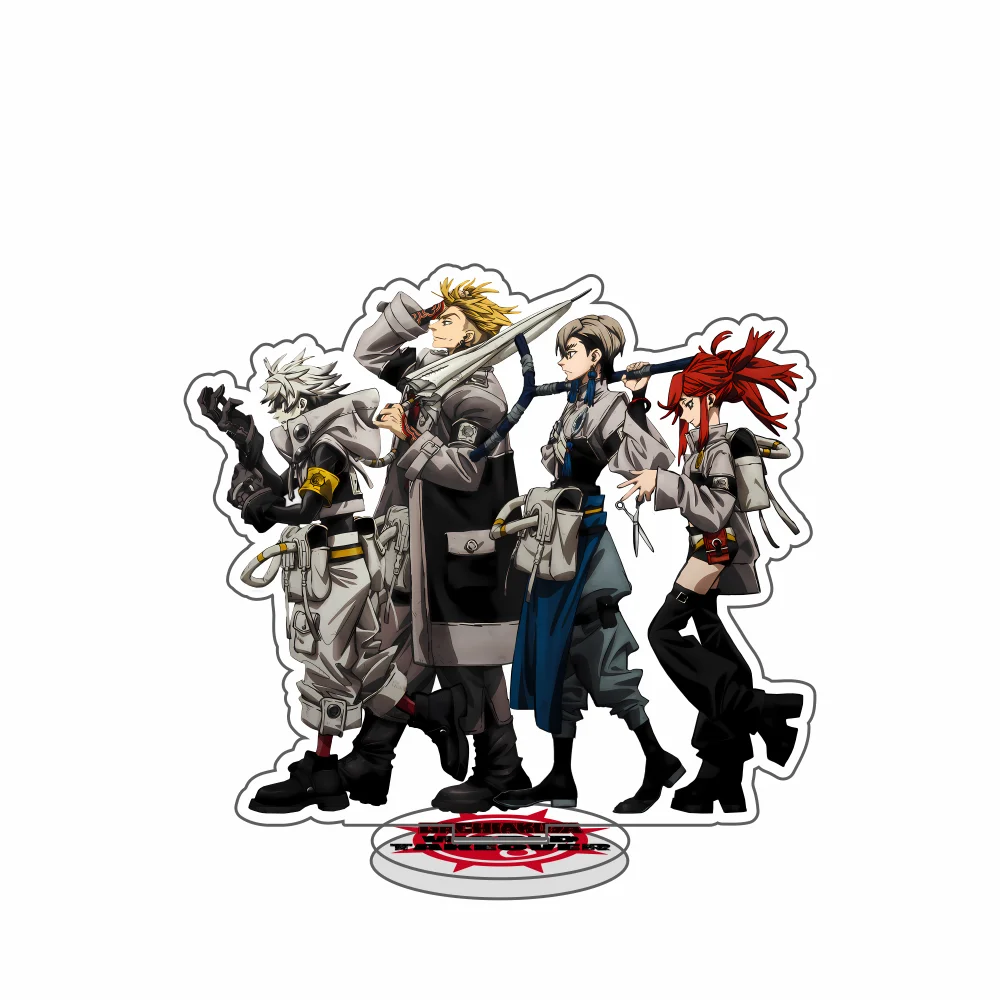15cm GACHIAKUTA Acrylic Stand Rudo/Enjin/Zanka/Riyo Character Anime Model Stand Plate Room Decor Figure Display Gift key chain