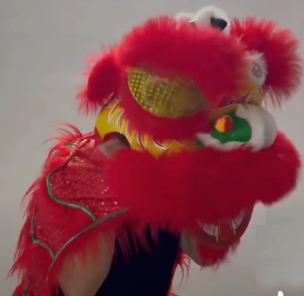 Wink Fun Kid Royal 12 inch Lion Dance Drum Pants  3-5 Age Cosplay Costume Child Stage Outdoor Party Activities  Festival Parade
