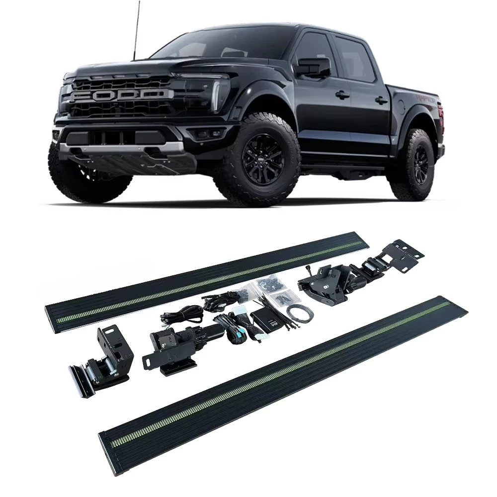 

2024 2025 Ford Pickup Truck Automatic Power Running Boards Foot Steps Electric Side Step for Ford F150 Ranger