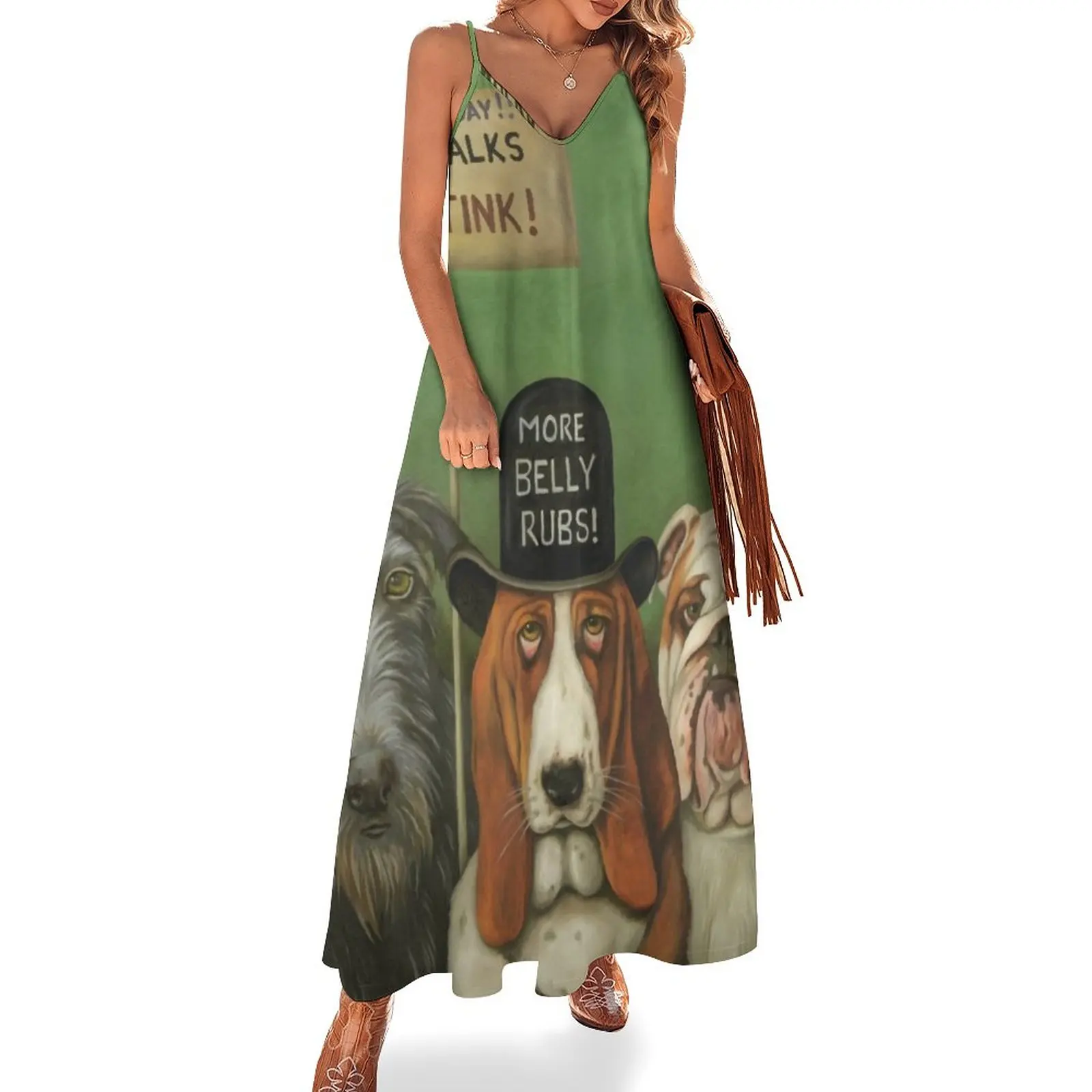 

Dogs On Strike Sleeveless Dress dresses summer summer dresses womens 2024 dresses for womens