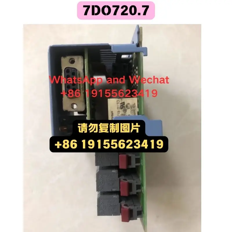 Brand new Genuine original and used OEM disassembled parts 7DO720.7 PLC module Functional test OK Quick delivery