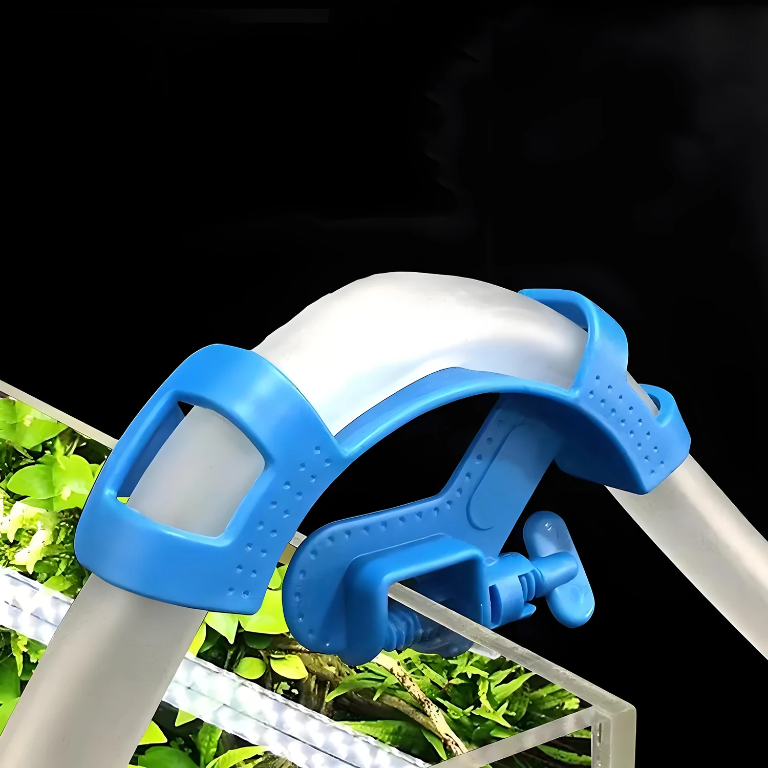 Aquarium Filtration Holder Water Pipe Filter for Mount Fish Tank Siphon Hose Holder Water Change Tube Support Hose Fixing Clamp
