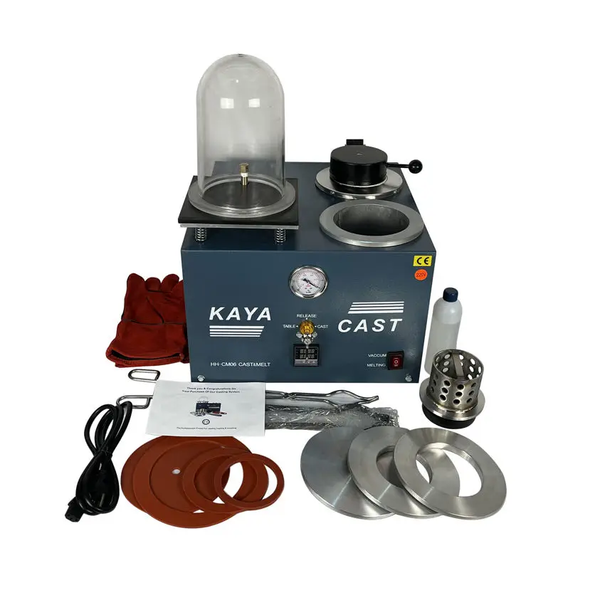 

2L Jewelry Vacuum Casting Machine Goldsmith Tools For Precise Metal Investment Casting Wax Injector For Gold Silver Jewelry