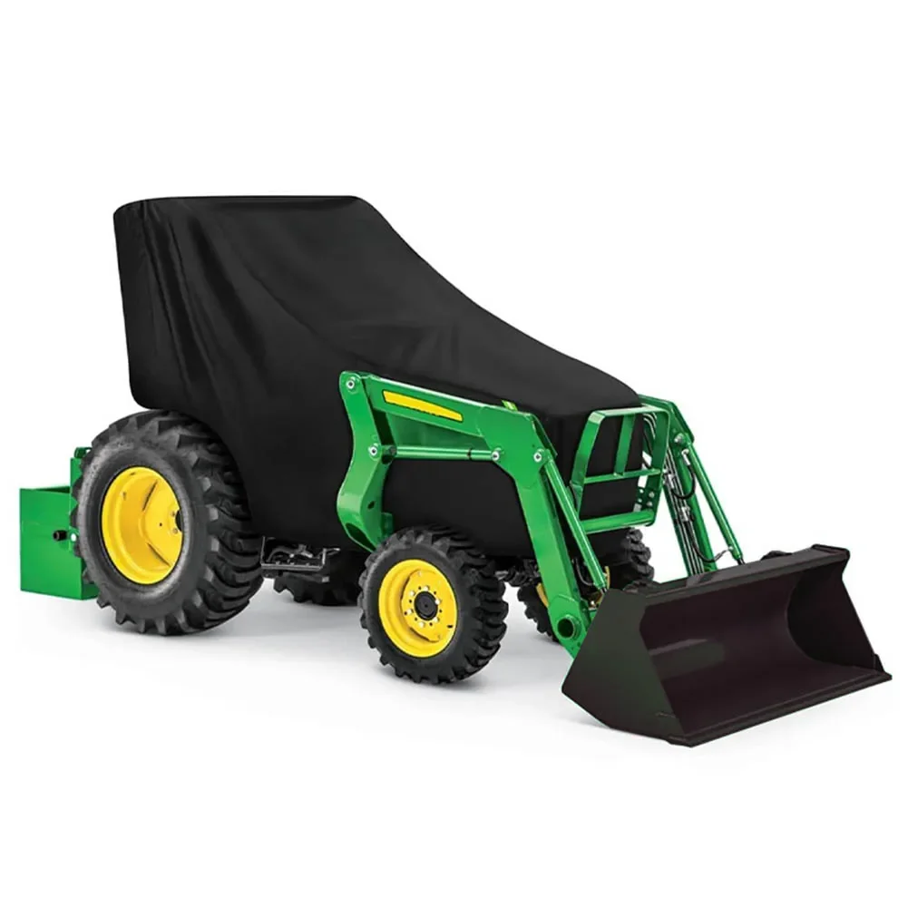 

Dustproof Tractor Cover 79*128*259cm 420D Tractor Cover Adjustable Straps Portable Storage Bag Outdoor Protection
