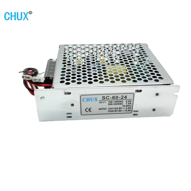 CHUX SC60W DC 24V 2.5A 60W UPS Charge Function Monitor Switching Power Supply Universal AC Battery Charger SMPS