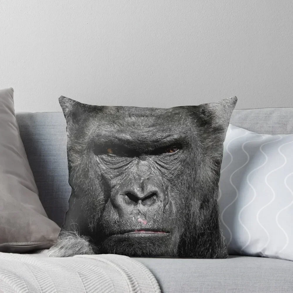 

Gorilla Gorgeous Throw Pillow Couch Pillows Sitting Cushion pillow