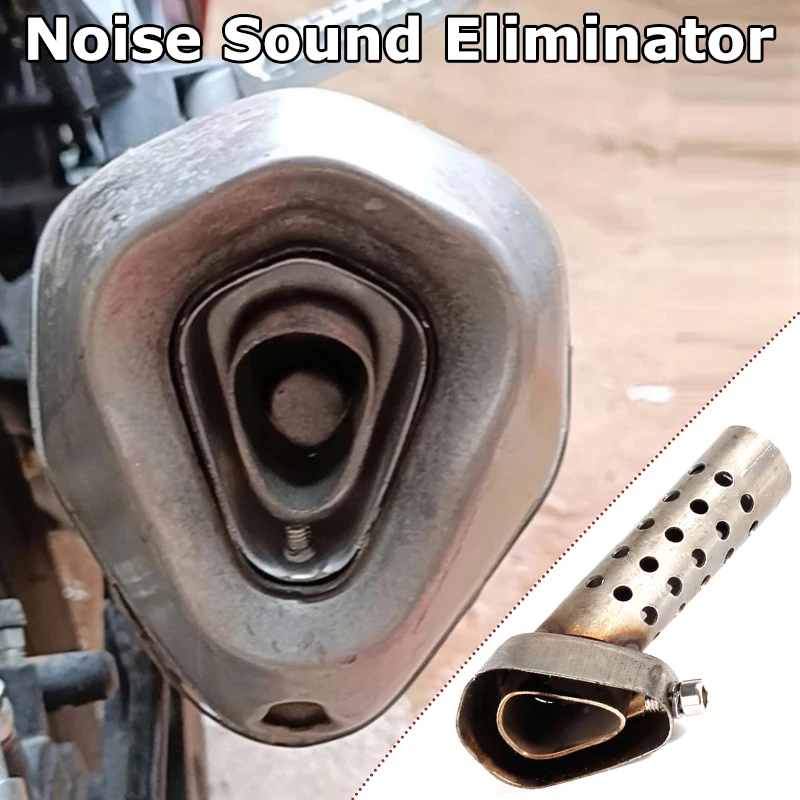 Motorcycle Exhaust Muffler Silencer Universal Auto Front Mid End Catalyst DB Killer Noise Sound Eliminator 304 Stainless Steel