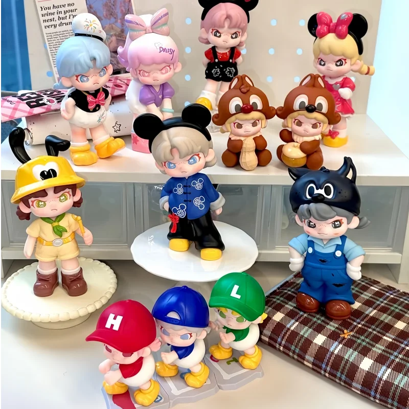 

New In Stock Original TNT Dora Loves Mickey Series Trendy Blind Box Figures Ornament Decoration Surprise Gifts Cute Toys