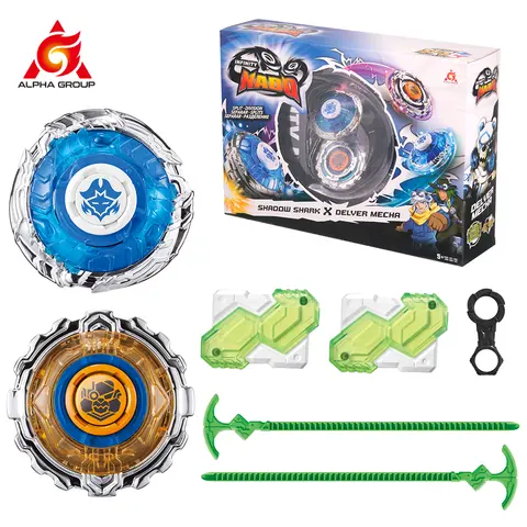 3-piece metal gyro battle toy set with split modes INFINITY NADO