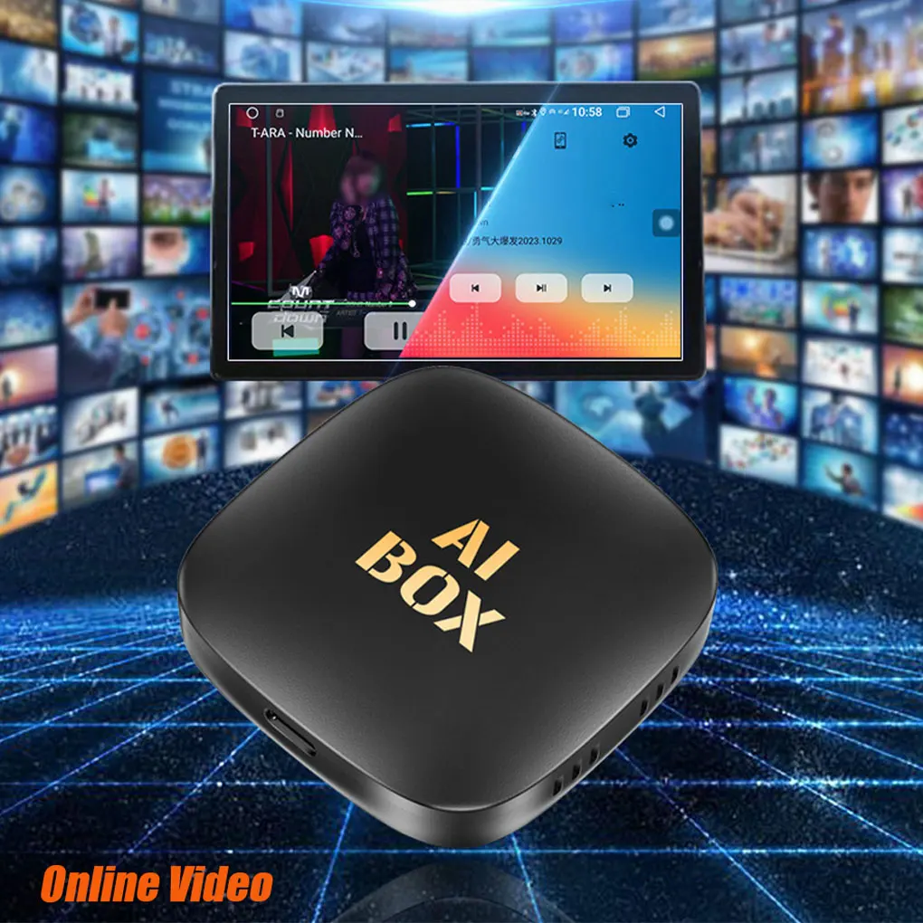 ABS سيارة لاسلكية PlayAndroid Auto AI Box Lite محول AI Box Android Car Play AI Box سلكي #2