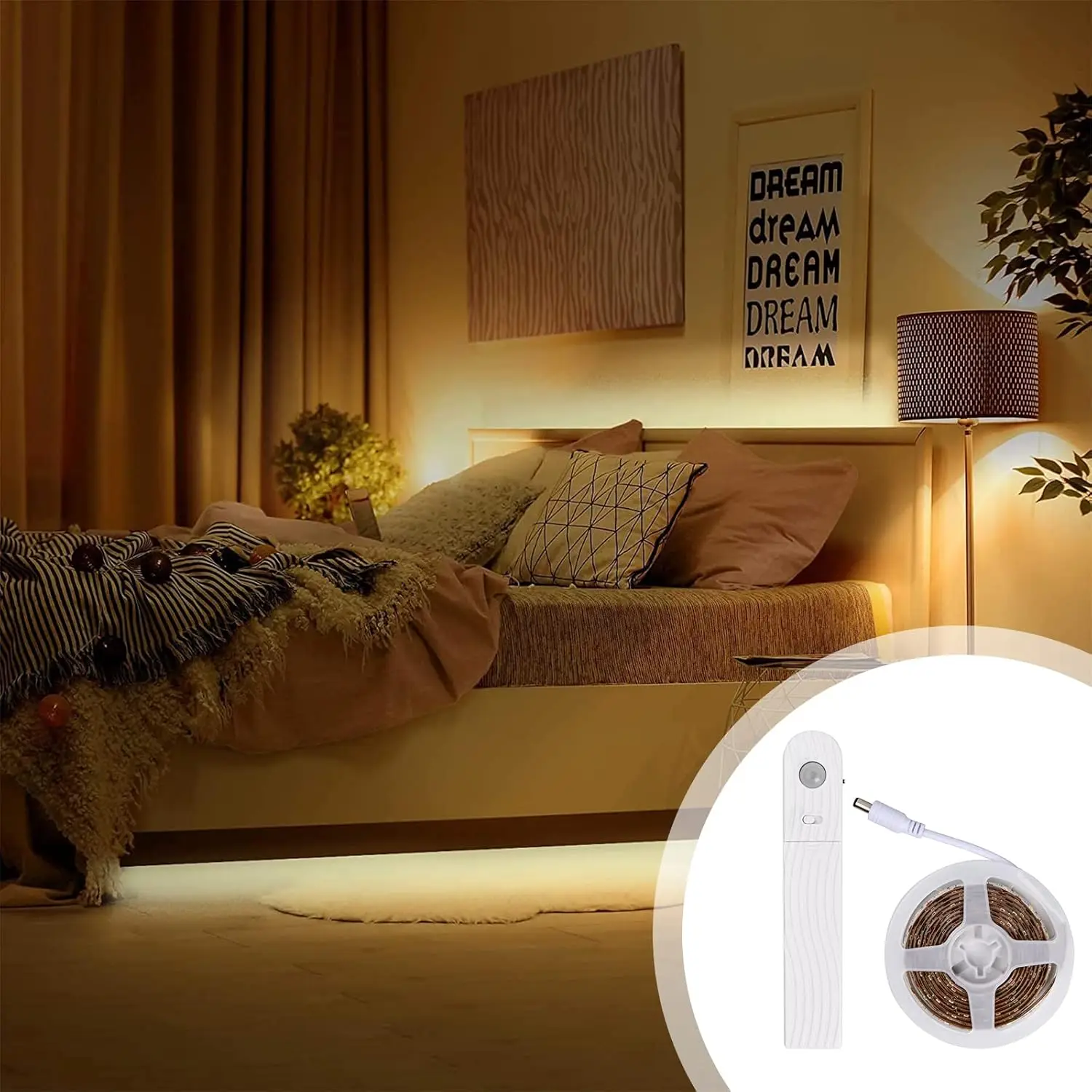 led-ストリップナイトライト-2835-センサー動き感知充電式-usb-テープウォールランプベッドサイドテーブルキッチン家具の下バックライト
