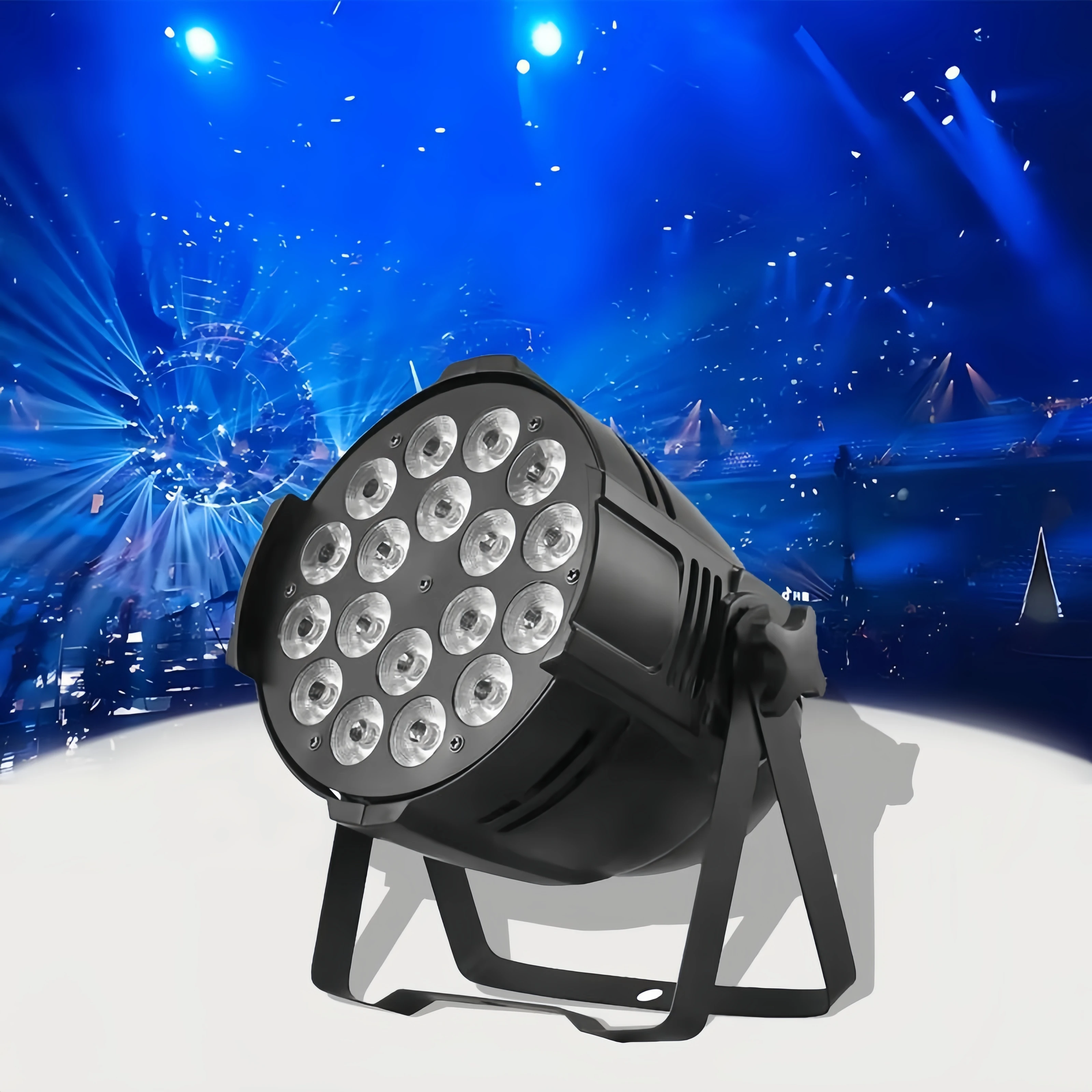 

HANHI Party/KTV/Event LED Parking Light 18 * 10W RGBW Full Color 4-in-1 Parking Light wedding club dj fixture