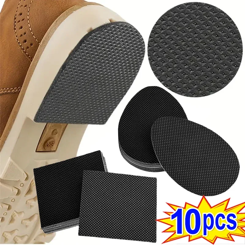 1/5 paire noir non-adhésif talon haut autocollant femmes femme Oxford anti-dérapant talon semelle protecteur pieds soin semelle extérieure chaussures rembourrés