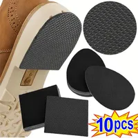 1/5Pair Balck No-adhesive High Heel Sticker Women Female Oxford Anti-Slip Heel Sole Protector Feet Care Outsole Shoe Paddings