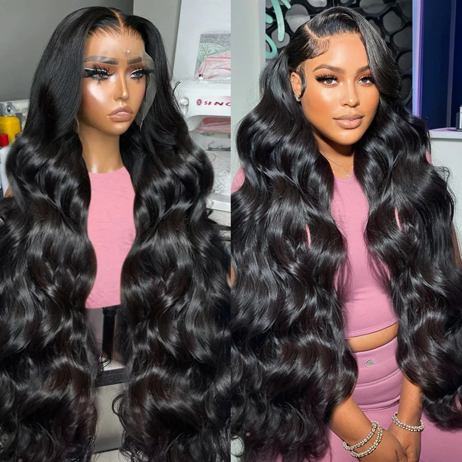 30 Inch Body Wave 13x6 Hd Lace Frontal Wig Human Hair Wigs For Women  Brazilian Virgin Pre Plucked  13x4Lace Front Wigs