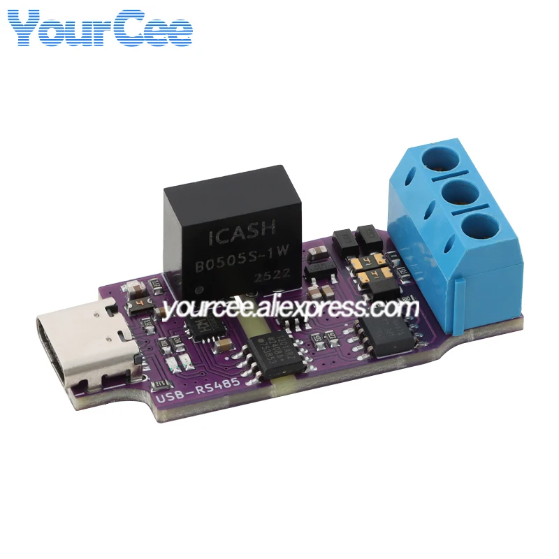 5 szt./1 szt. Izolowany moduł USB do RS485, automatyczna komunikacja, szybka komunikacja 2 Mbps, izolacja zasilania — zdjęcie produktu 4