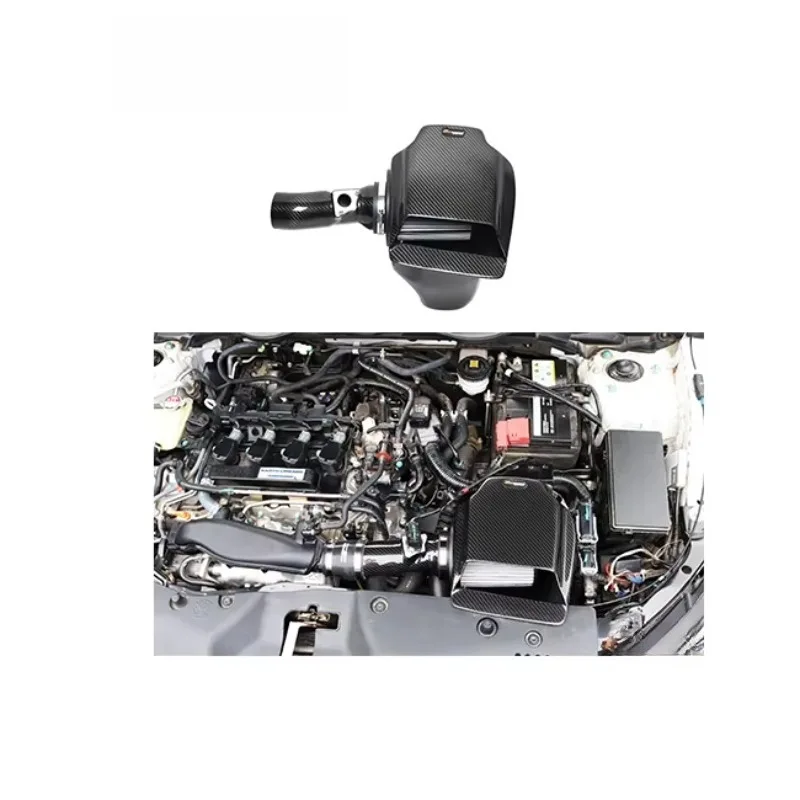

Dedicated Fixed Position 100% Dry Carbon Fiber Cold Air Intake System for Civic 10th 1.5T 2016-2021