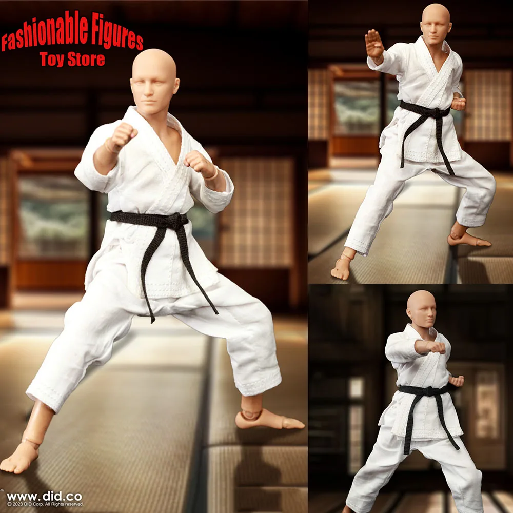 The Simply Fun Series DID 1/12 SF80001 Men Soldier The Karate Player White Training Suit Full Set 6