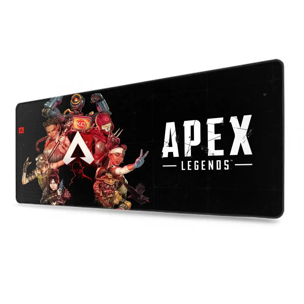 XXL ماوس الوسادة Apex Legends الفن كبير الاوفرلوك حافة حصيرة المطاط سرعة جهاز كمبيوتر شخصي الألعاب أنيمي ماوس مكتب لوحة المفاتيح حصيرة Mausepad