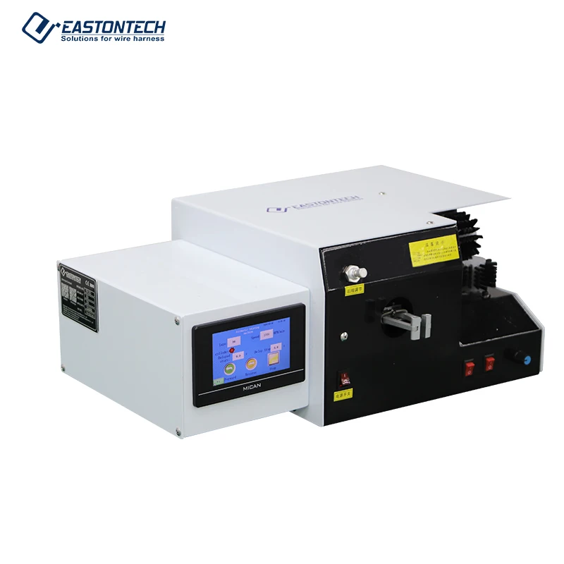 EW-1015-1 High Quality 0.1-10 mm Wire OD Cable Shield Braid Brushing and Twisting Machine Touch Screen