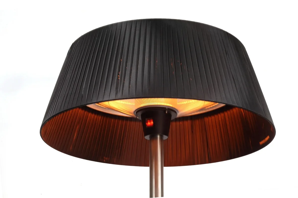 Electric Modern Patio Infrared Outdoor  Heater with Remote Control Waterproof Floor Standing Home