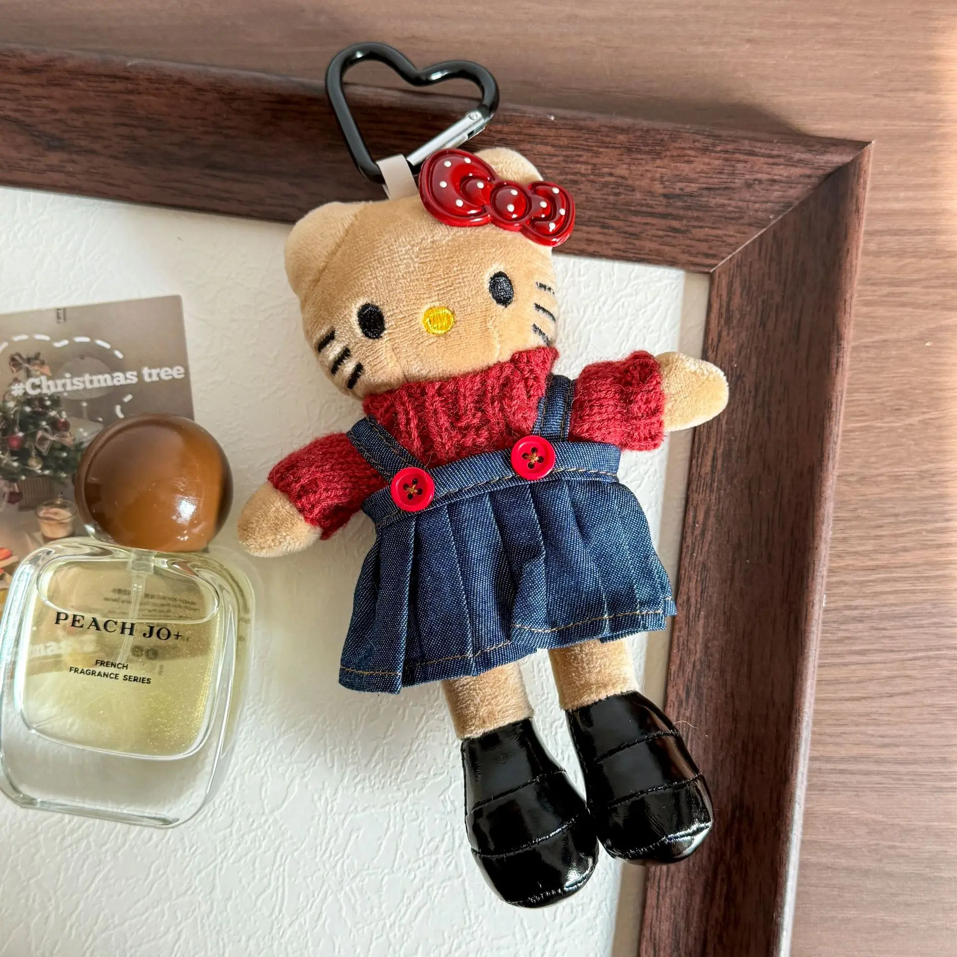 新型ハローキティぬいぐるみキーホルダー アニメ ロングレッグ ぬいぐるみ チェーン バックパック飾り バレンタイン 卒業 誕生日プレゼント