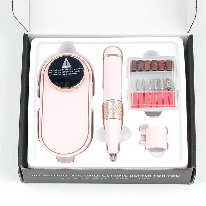 Perceuse de polissage des ongles à grande vitesse 40000 tr/min, perceuse électrique pour ongles, soins de beauté