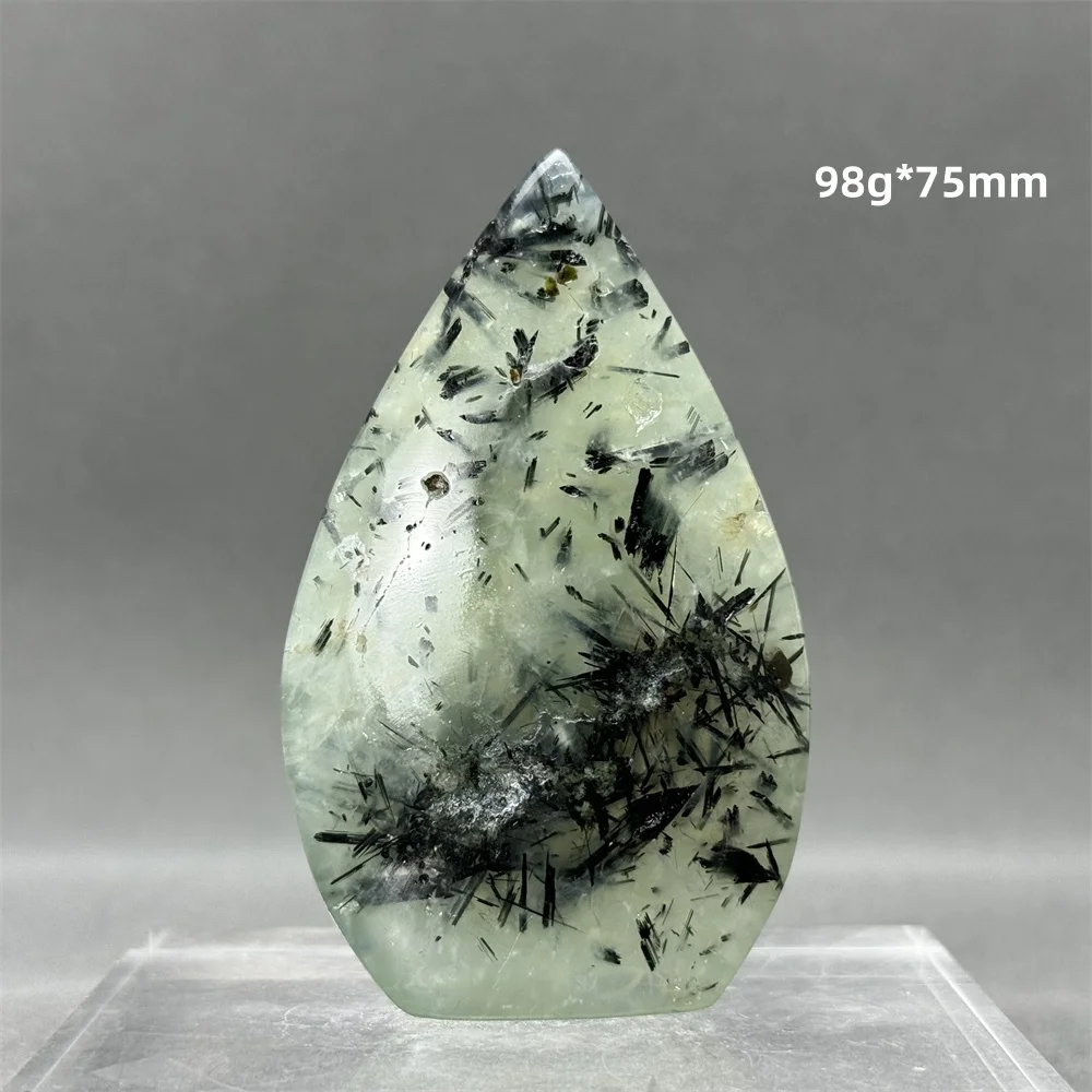 Natural Green Grape Agate Tourmaline Free Form Torch Mineral Specimen Meditation Treatment Home Energy Feng Shui Ornament Gift