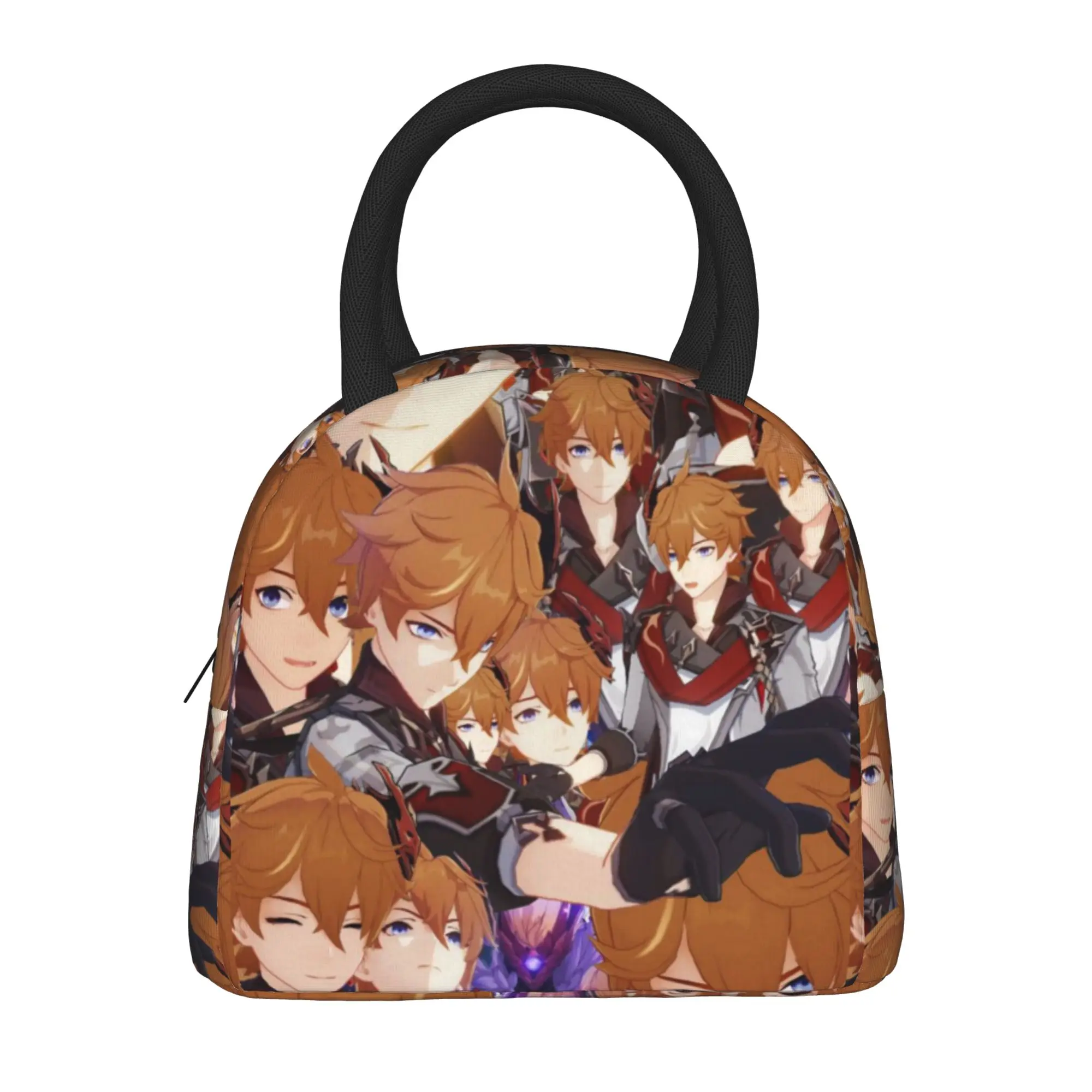 Tartaglia Childe Genshin Impact Product Insulated Lunch Bags For School  Food Storage Bag Portable Cooler Thermal Lunch Boxes