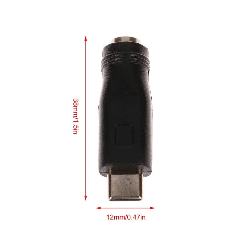 1 Stück Typ-C-Adapter d'alimentation Contour Pinch USBC DC5.5X2.1 DC Vers USB Typ-C Ljble Charge Adapter Contourseur