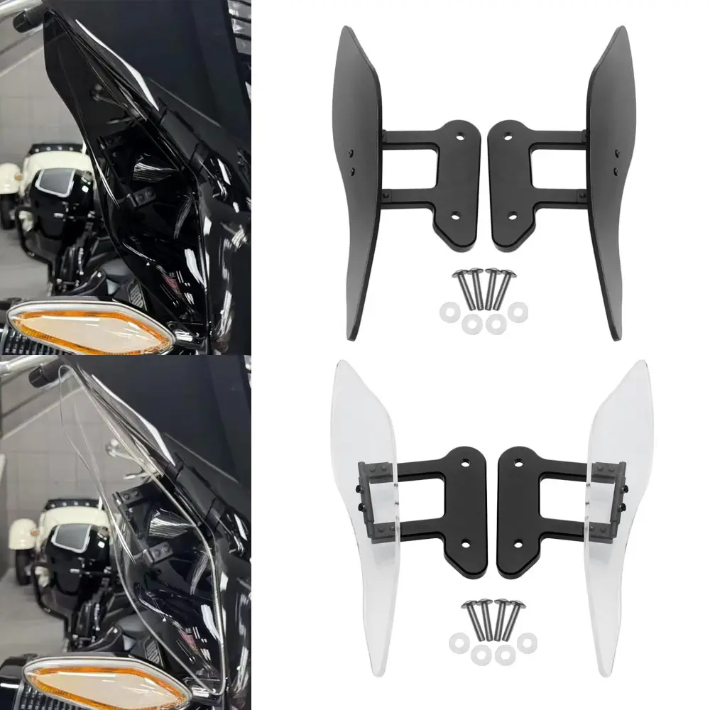 For BMW R18 B R18B Bagger R18 Transcontinental 2021-later 2Pcs Motorcycle Side Fairing Spoiler Wind Deflector Windshield