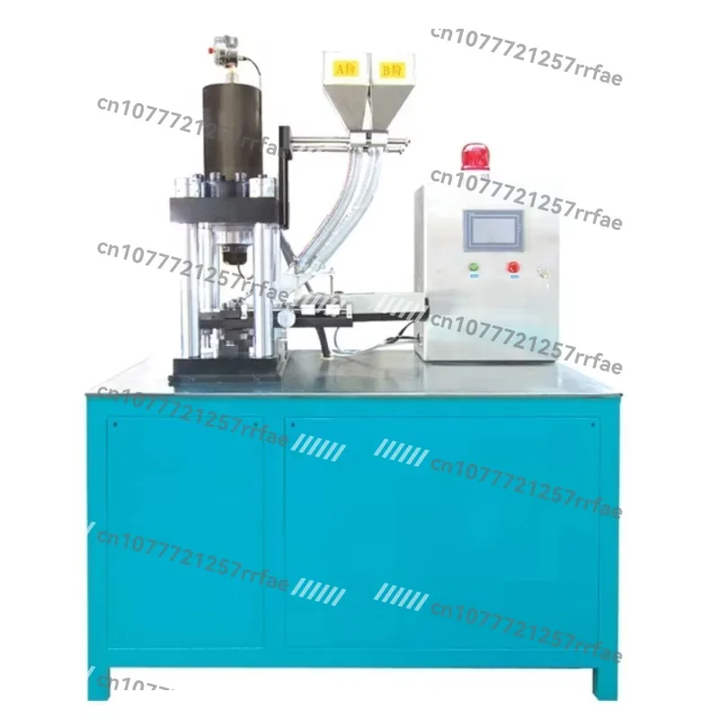 Automatic mechanical cold press diamond segment production