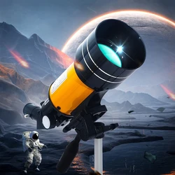 F30070M Professional Astronomical Telescope AZM70300 HD High-Power Portable Tripod 150 Times Zoom View Moon And Star