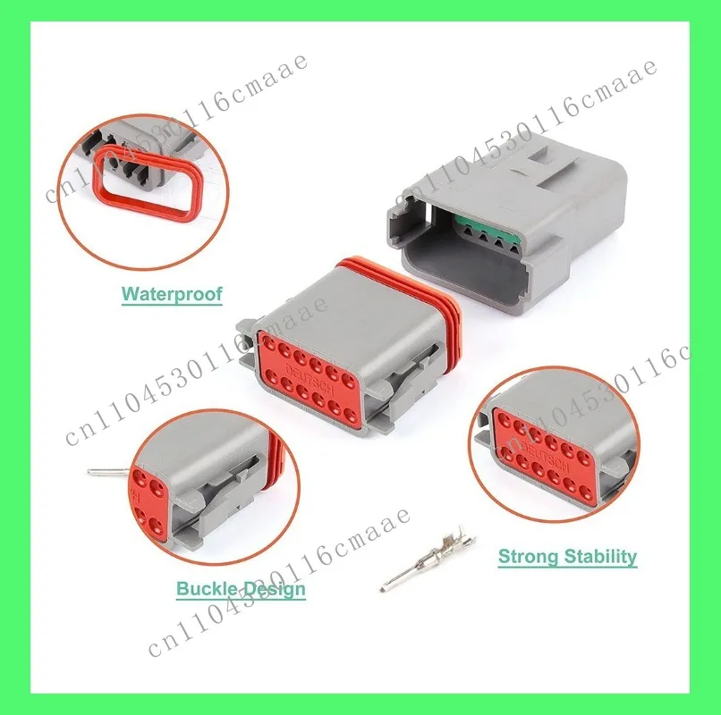

94 шт. в штучной упаковке DT Series 2-16-контактный автомобильный разъем/папа и женский водонепроницаемый набор разъемов
