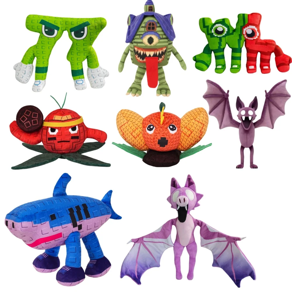 2026 nouveau 77 plantes Vs brainrots peluche chien monstre avec trois têtes WL peluche poupée mignon voler un cerveau poupée jouet pour enfant cadeaux