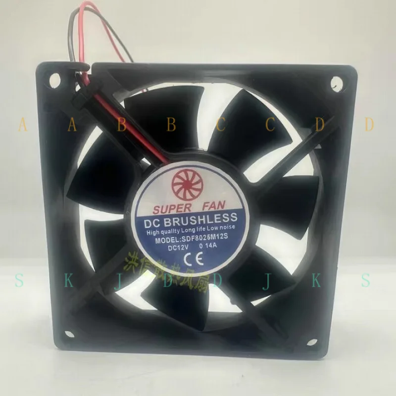 

M 1 pcs SUPER FAN SDF8025M12S 12V 0.14A 8CM 8025 USP Power Supply Silent Fan