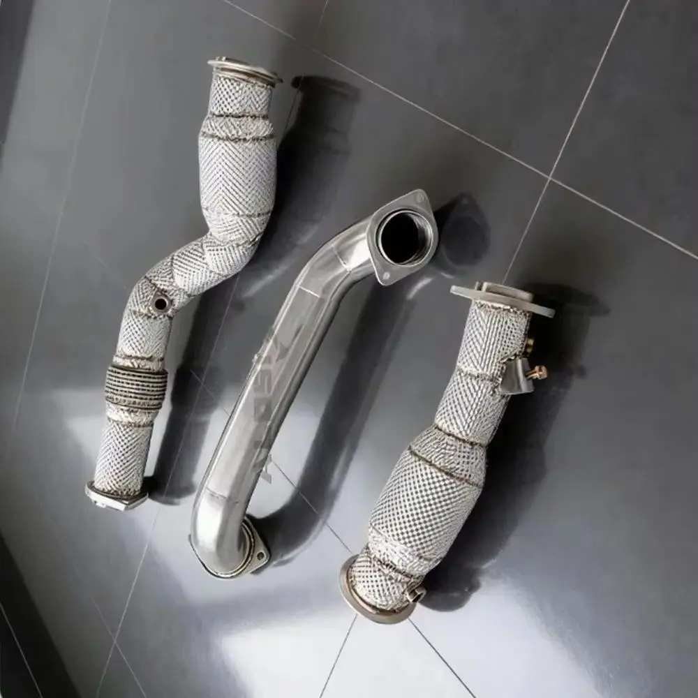 

BMW M2 M2C F87 3.0T Downpipe 2017-2020 Stainless Steel Downpipe Exhaust System Insulation Exhaust Pipe Header