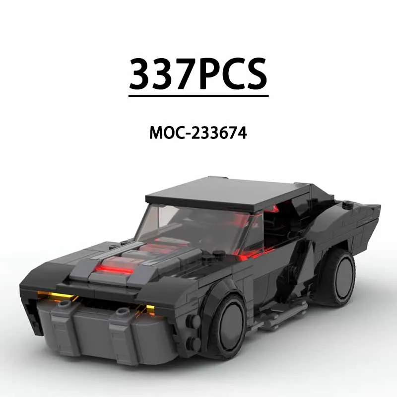 f1-レーシング-ブリック-moc-233674-8-ピース-グリッドカー-337-ピース-スーパー-スポーツカー-子供の誕生日プレゼント-クリスマスおもちゃギフト