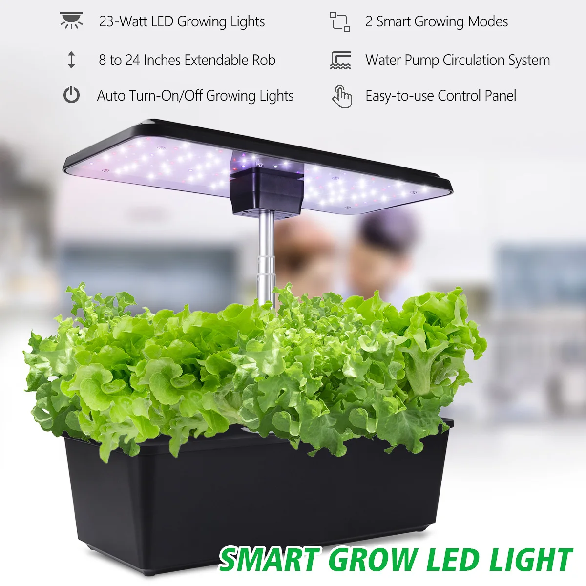 Hydroponics Growing System Indoor Germination Kit for Home Gardening LED AU PLUG