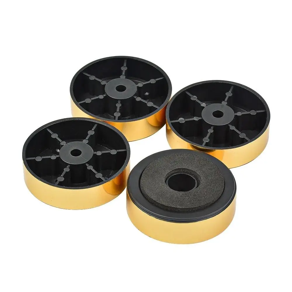 DIY Audio estéreo SoundBox esteras oro plata negro altavoz aislamiento pies altavoz soporte pies altavoz picos amplificador pies Pad