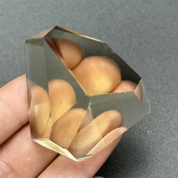 Natural Citrine Irregular Polyhedral Mineral Specimen Polished Reiki Treatment Meditation Home Aquarium Decoration Gift
