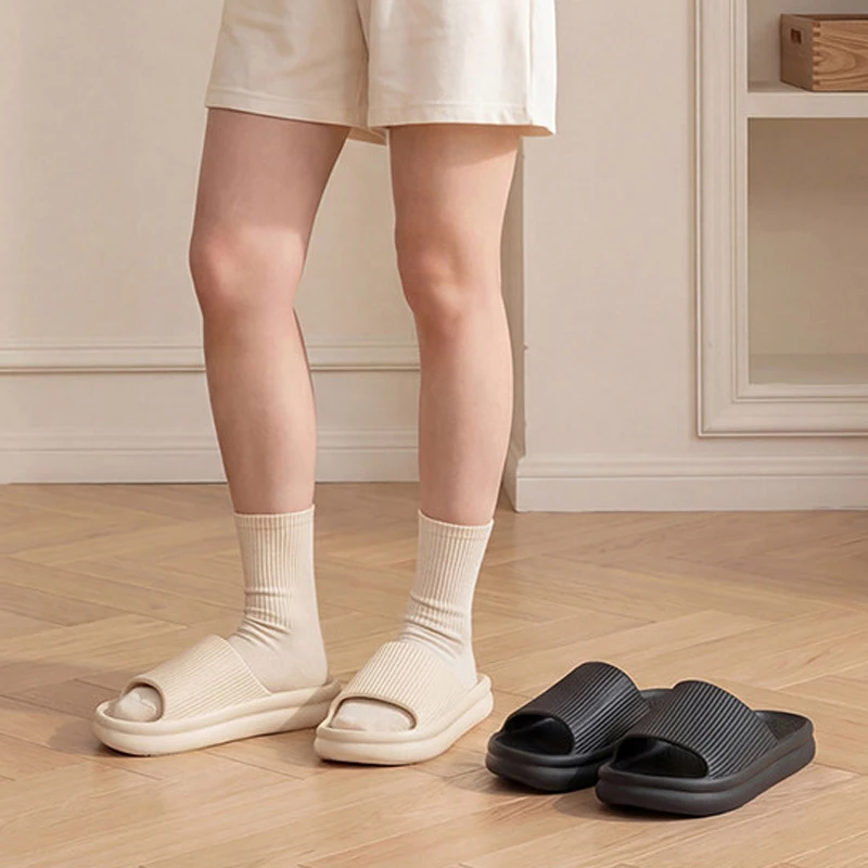 Big Size 48-49 Men Slippers Indoor Outdoor EVA Flat Sole Home Slippers For Women Man Soft Non-slip Couple Beach Shoes Sandals image 3