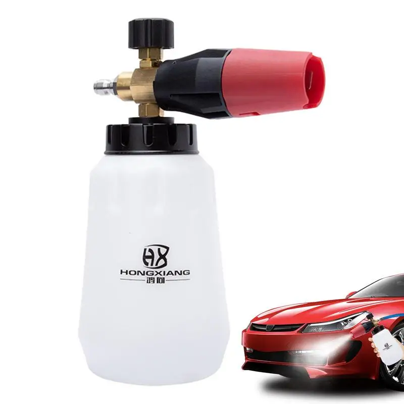 

2L High Pressure Snow Foam Washer Guns Car Wash Foam Guns Pressure Washer Snow Nozzle Foam Cannon Foam Generator For Car Wash