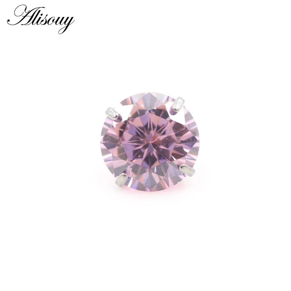 G23 Titanium External Thread Cubic Zircon Lip Labret Rings