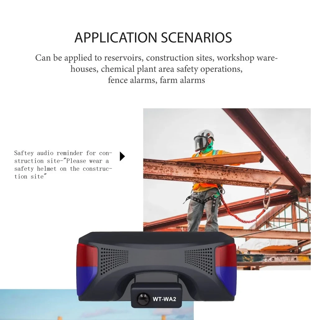 Smart Outdoor Solar Alarm Infrared Human Alarm Sensor Motion Wireless Home Security Fence Perimeter System Alarm